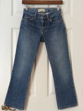 Gap Y2K Vintage Classic Medium Wash Low Rise Slim Fit Modern Boot Cut Jeans 0